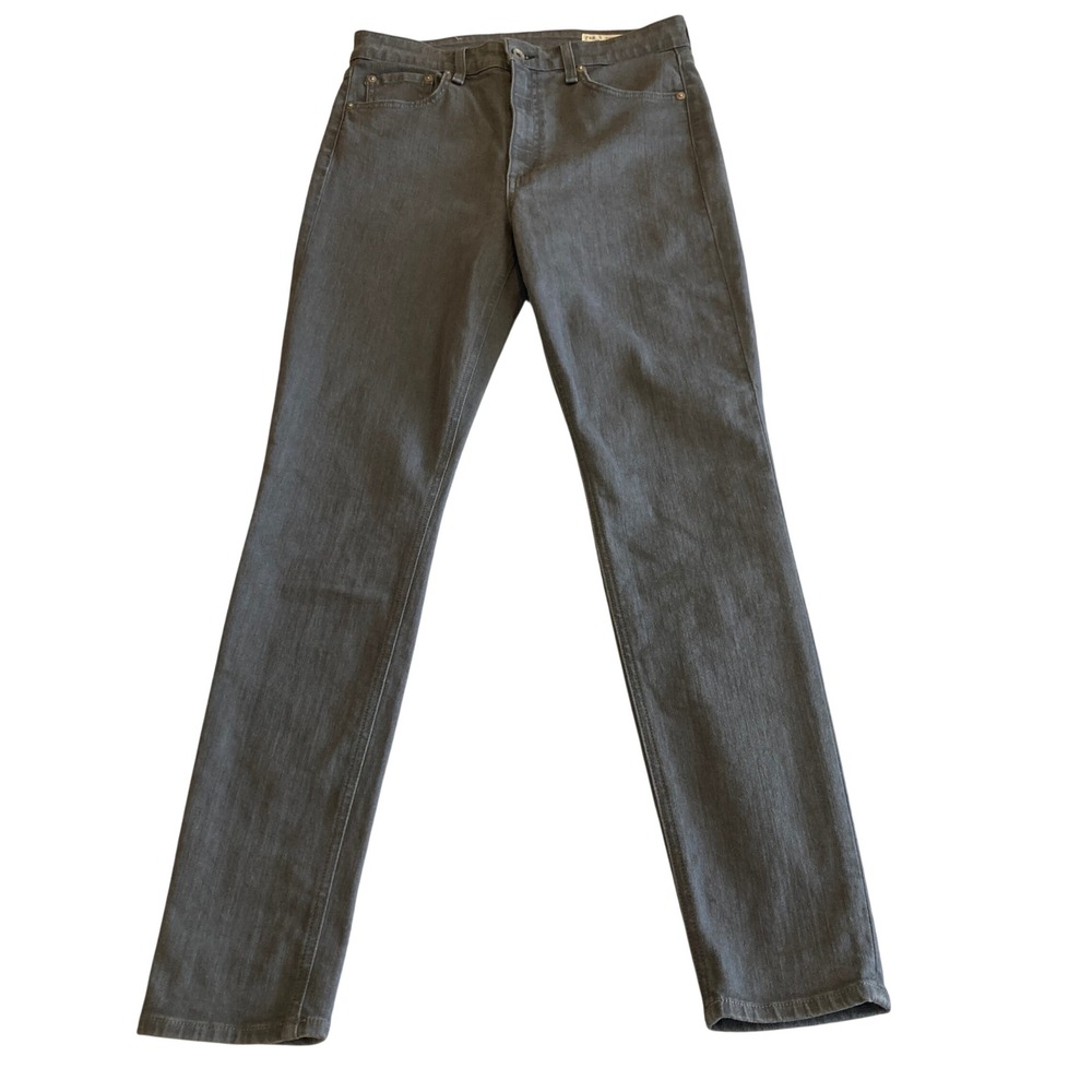 Rag & Bone Women 30x30 Nina High-Rise Skinny Jeans Grey WDD21P2664K0GR‎ USA